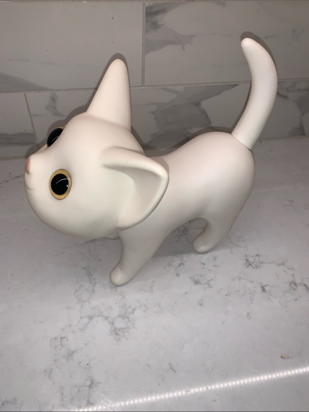 Semk Design Creamy White Kat Cat Bank - Picture 7 of 11